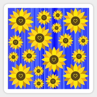 Abundance of Sunflower Love Sticker